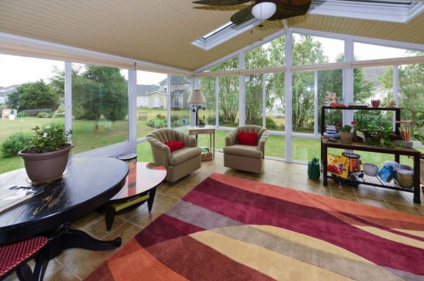 Solid Aluminum Cathedral Sunroom