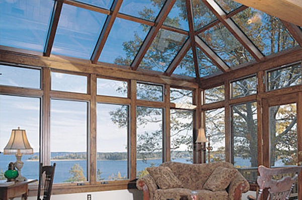 Wood Georgian Conservatory Sunroom