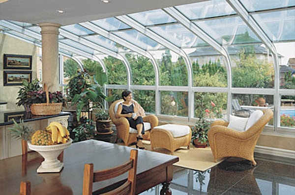 Straight Roof Studio Sunroom