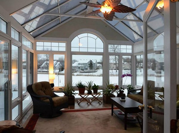 Interior Hybrid Sunroom at Day