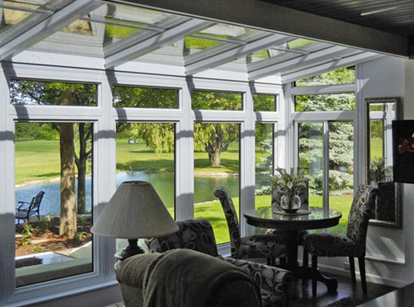 Glass Roof Sunroom