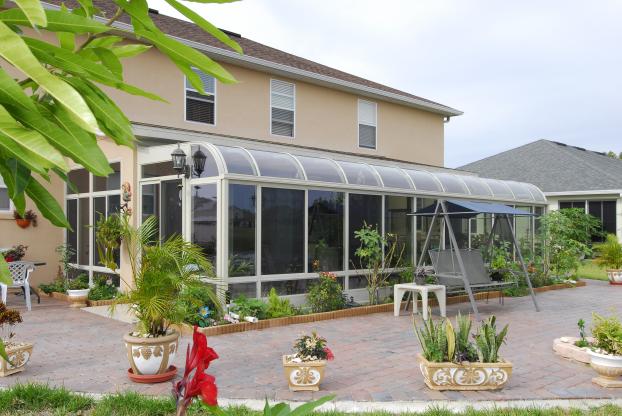 Curved Roof Sunroom