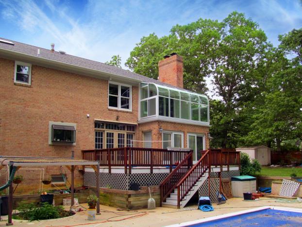 Curved Roof Sunroom